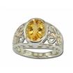 SS/14K Rose Gold Garnet Ring : RSF037G2XYI