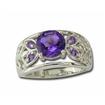 S/S Amethyst Ring : RSF038A2XSI