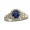 18KW Thai Sapphire/Diamond Ring : RSTRD630139QI