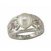 S/S Freshwater Pearl/Peridot Ring 'B, : RSV006T2XSI