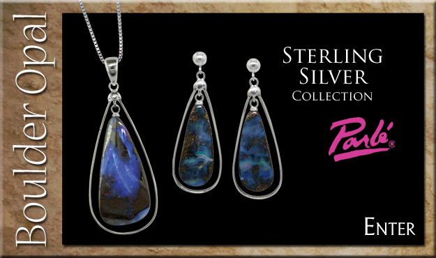 Sterling Silver Boulder Opal