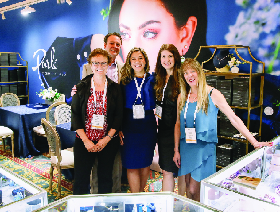 Kate, Jonathan, Stephanie, Brecken, and Melanie at JCK Luxury