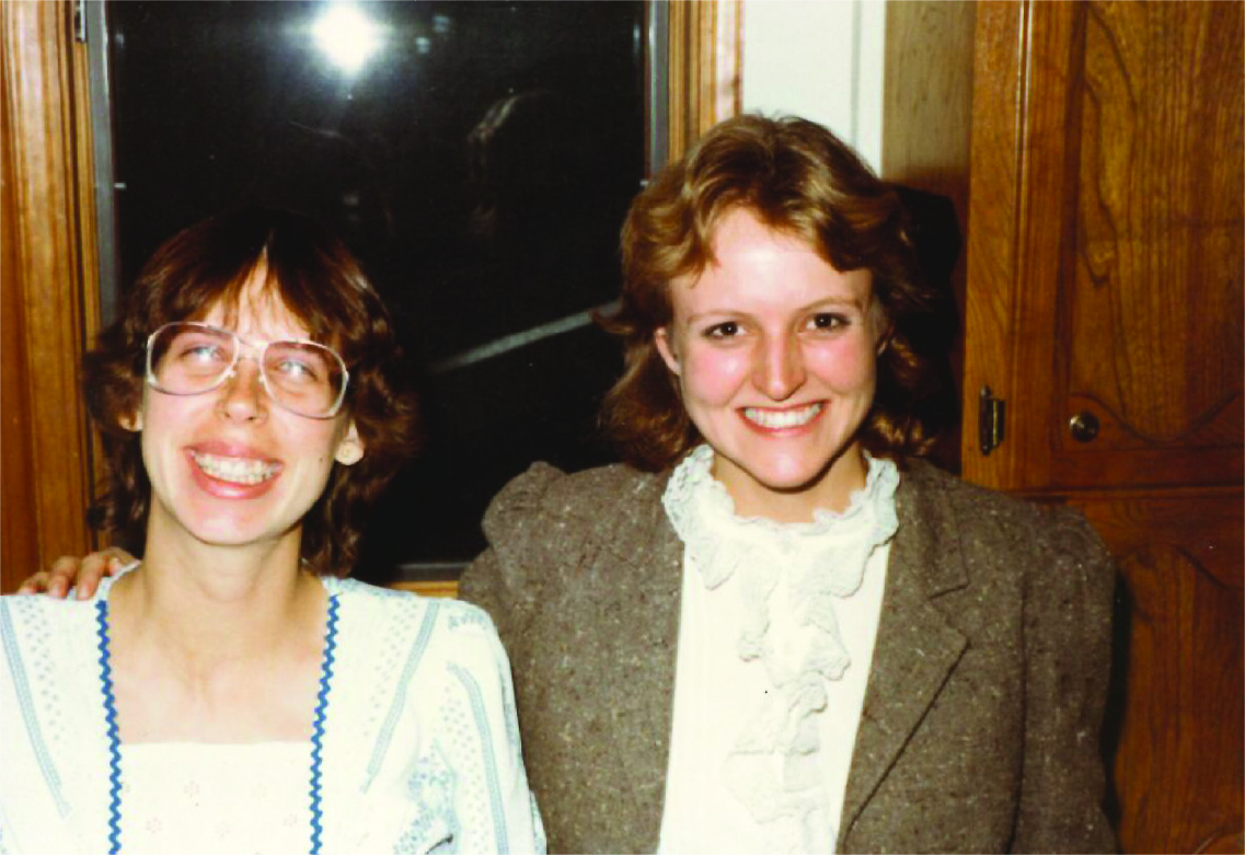 Sue and Kate Farnsworth, 1983